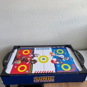 Sonic The Hedgehog Mini Air Hockey Table Game LED Sega
